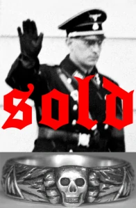 SS-Totenkopfring Dr. Rudolf STEPHAN 21.12.1942 MINT!!!