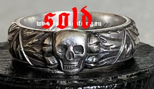 SS-Totenkopfring Eberhard HÖFFER 21.12.1943 MINT!!! - SOLD