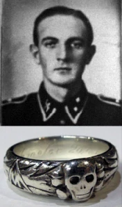 SS-Totenkopfring BRUCKMOSER Siegfried  20.4.1943