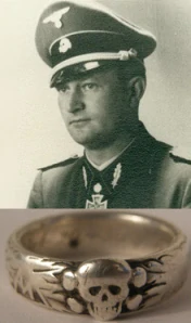 SS-Totenkopfring Karl ULLRICH 20.4.1936 LAST COMMANDER OF SS-DIVISION WIKING!