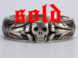 SS-Totenkopfring Friedrich LIPPACH 21.6.1943 - SOLD