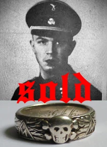 SS-Totenkopfring Günther THODE 7.3.1936