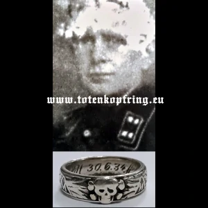 SS-Totenkopfring Hermann NEUFELDT 30.6.1934