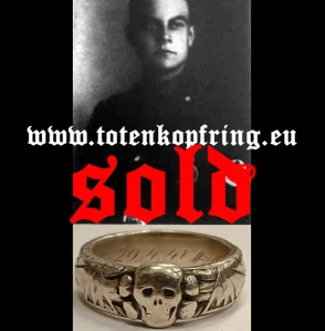SS-Totenkopfring Franz DIESEN 20.4.1941