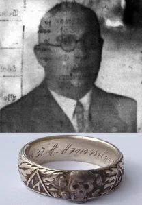 SS-Totenkopfring Heinz GLAS 20.4.1937 - BLOOD ORDER WINNER