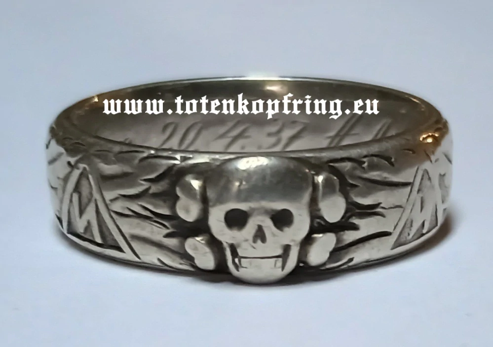 SS-Totenkopfring Erich STEPHAN 20.4.1937 - SOLD