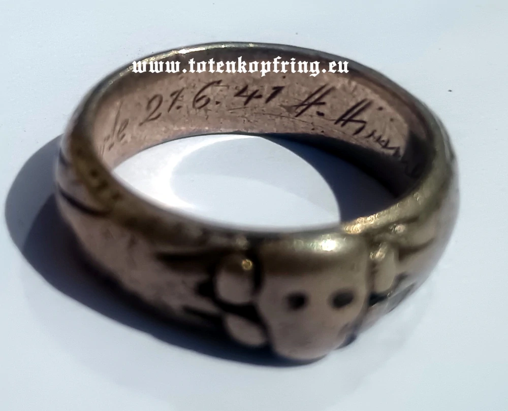 SS-Totenkopfring SCHNIERLE Paul 21.6.1941 - SOLD