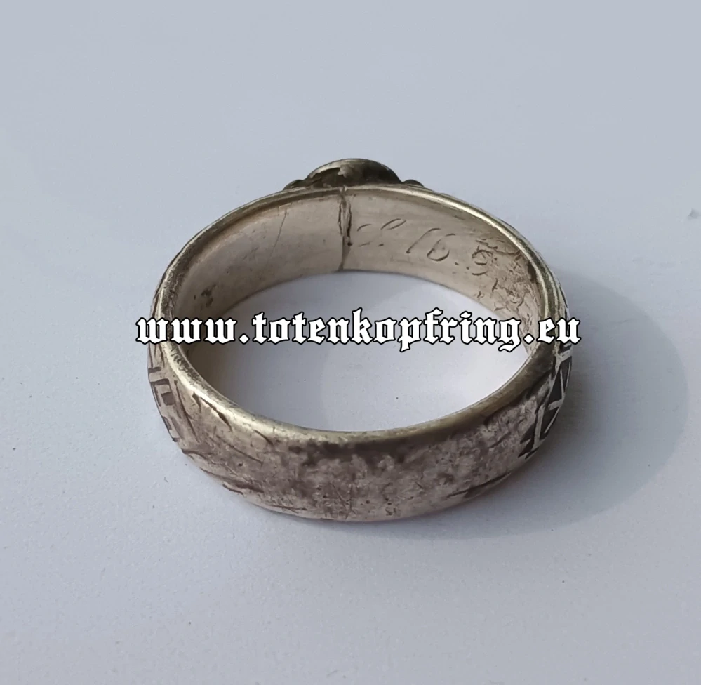 SS-Totenkopfring Heinz GLAS 20.4.1937 - BLOOD ORDER WINNER