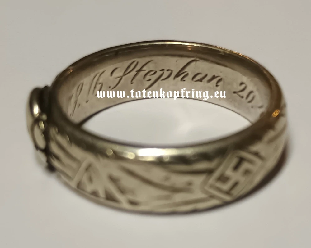 SS-Totenkopfring Erich STEPHAN 20.4.1937 - SOLD