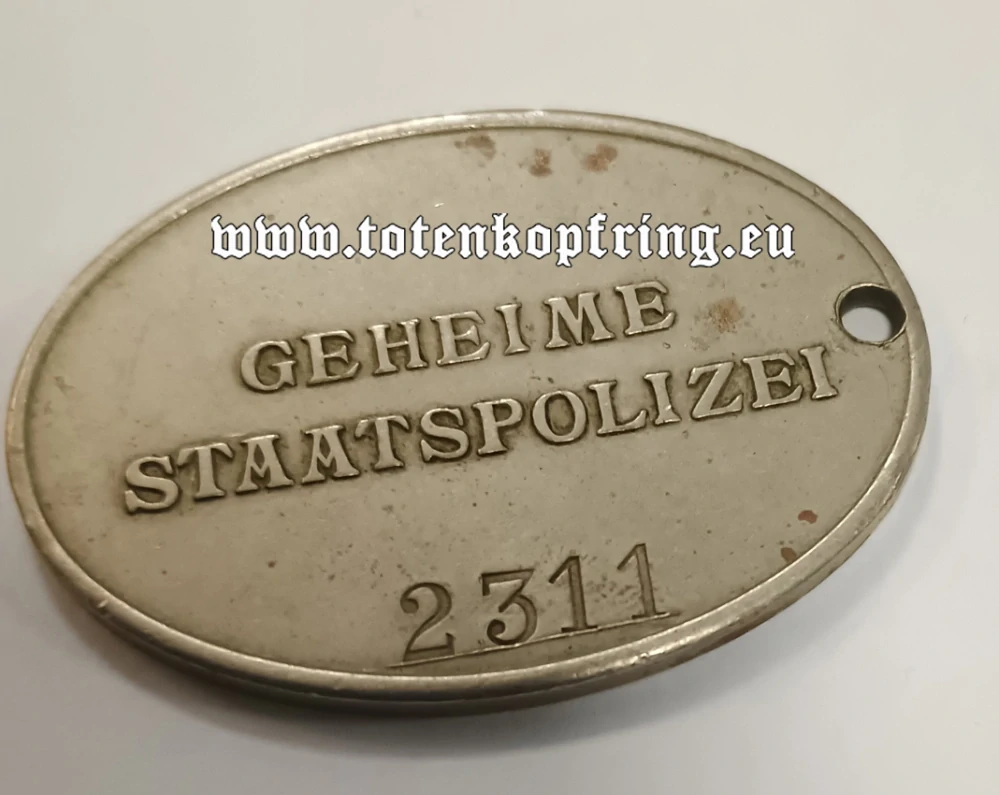 GESTAPO WARRANT DISC no. 2311