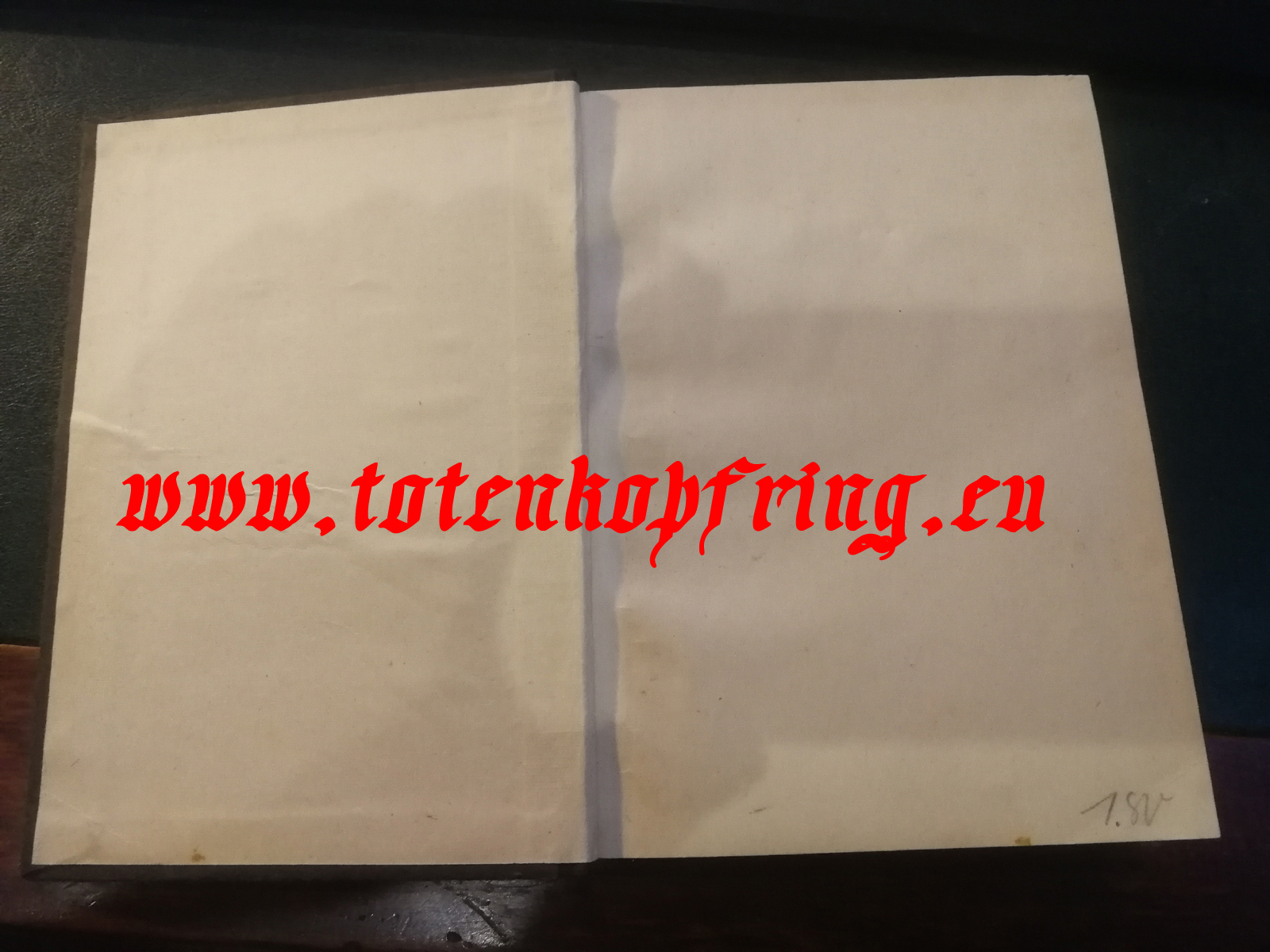 Liederbuch with SS-Totenkopfring picture - SOLD