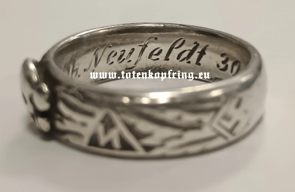 SS-Totenkopfring Hermann NEUFELDT 30.6.1934