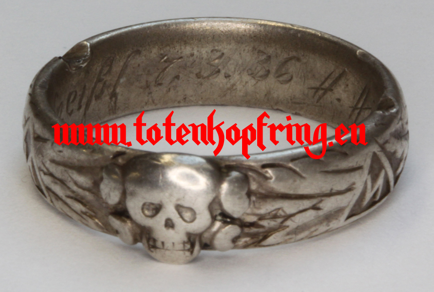 SS-Totenkopfring Michael KNEISSL 7.3.1936 - SOLD
