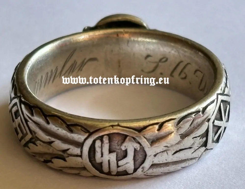 SS-Totenkopfring WOLFERSEDER August 7.3.1936 MINT!!! - SOLD