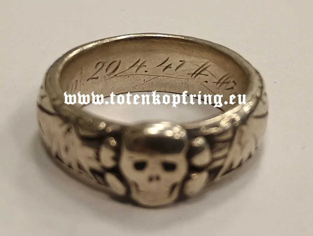 SS-Totenkopfring Franz DIESEN 20.4.1941