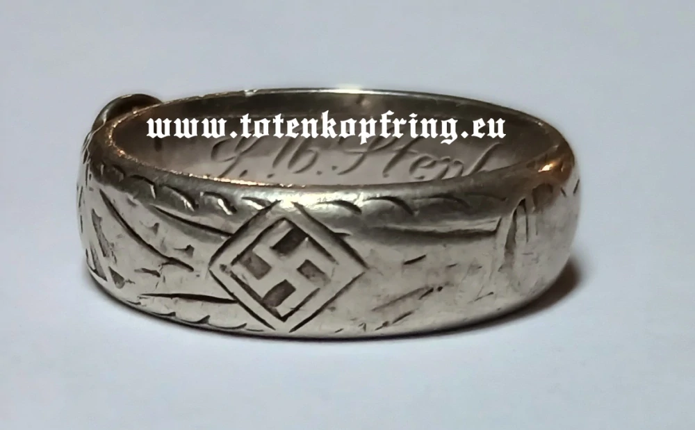 SS-Totenkopfring Erich STEPHAN 20.4.1937 - SOLD